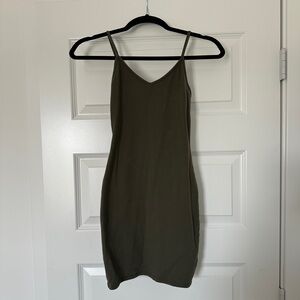 Wild Fable Olive Green Mini Dress